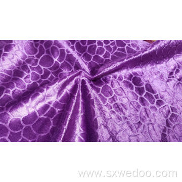 Polyester Knitted Material Embossed Velvet Fabric for Sofa